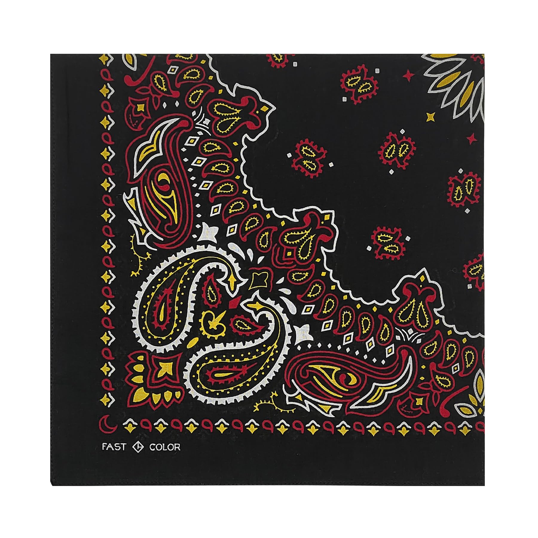 kakatrend Bandana Black Red Paisley Cotton 100% Handkerchief Large Size Unisex Doo-rag Men 55cm x 55cm
kakatrend Bandana Black Red Paisley Cotton 100% Handkerchief Large Size Unisex Doo-rag Men 55cm x 55cm