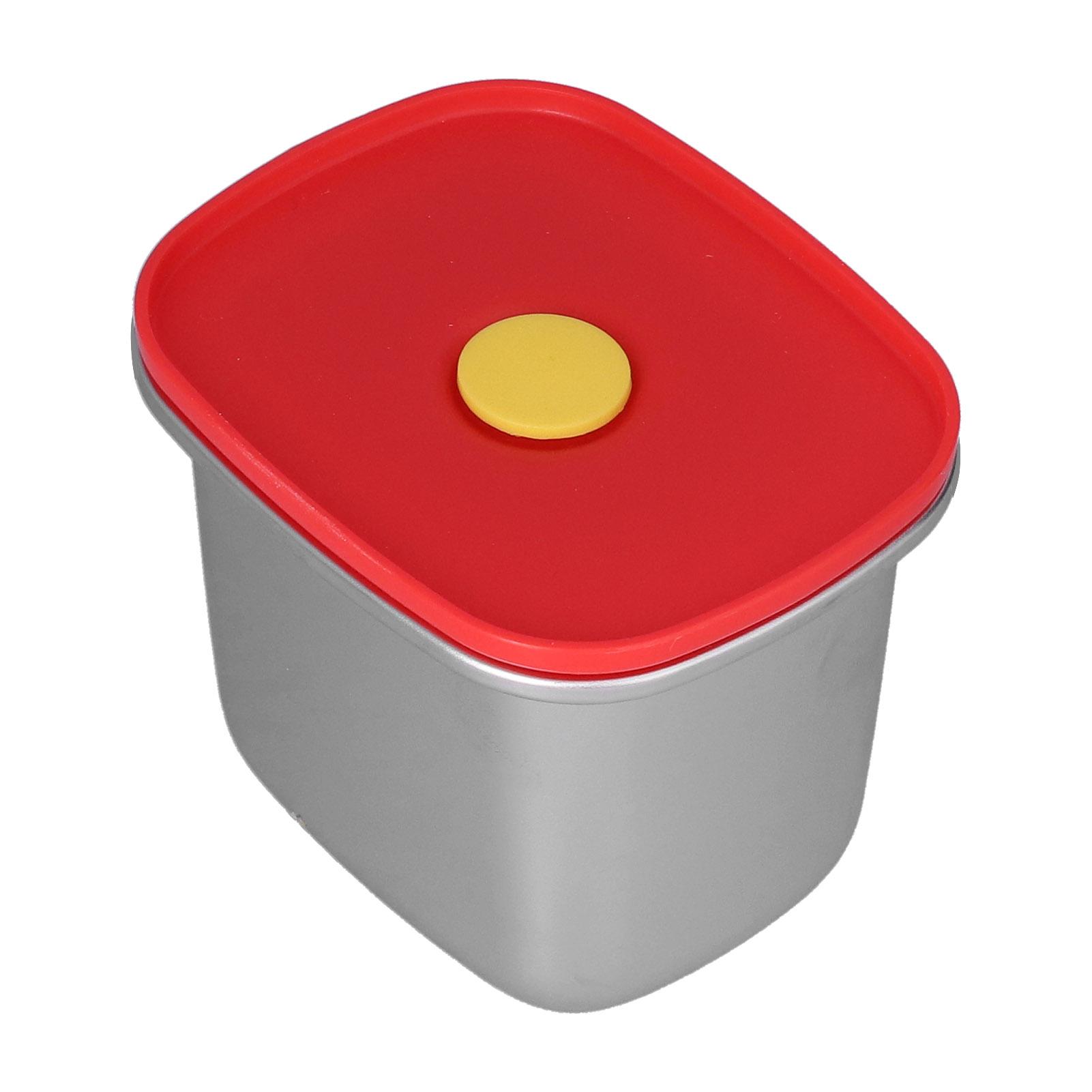 Lunch Box Red Excellent Sealing Easily Clean Environmental Protection Food Storage Containers for Students550ml
Lunch Box Red Excellent Sealing Easily Clean Environmental Protection Food Storage Containers for Students550ml