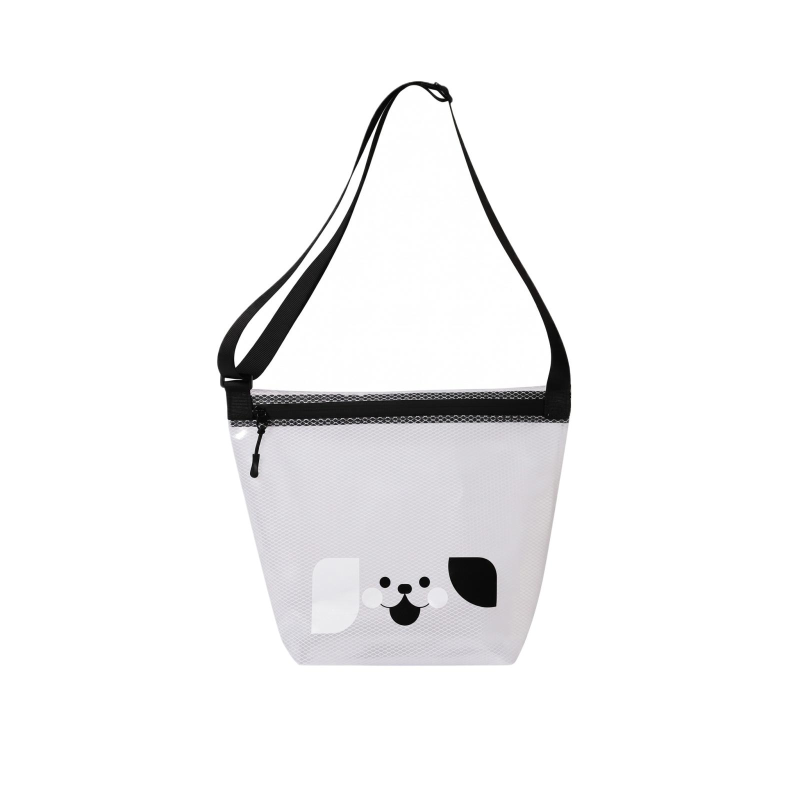 Waterproof Cartoon Shoulder Bag Portable Large Capacity Swimwear Storage Bag Transparent Beach Bag with Adjustable Strap for Outdoor Use one size білий
Waterproof Cartoon Shoulder Bag Portable Large Capacity Swimwear Storage Bag Transparent Beach Bag with Adjustable Strap for Outdoor Use one size білий