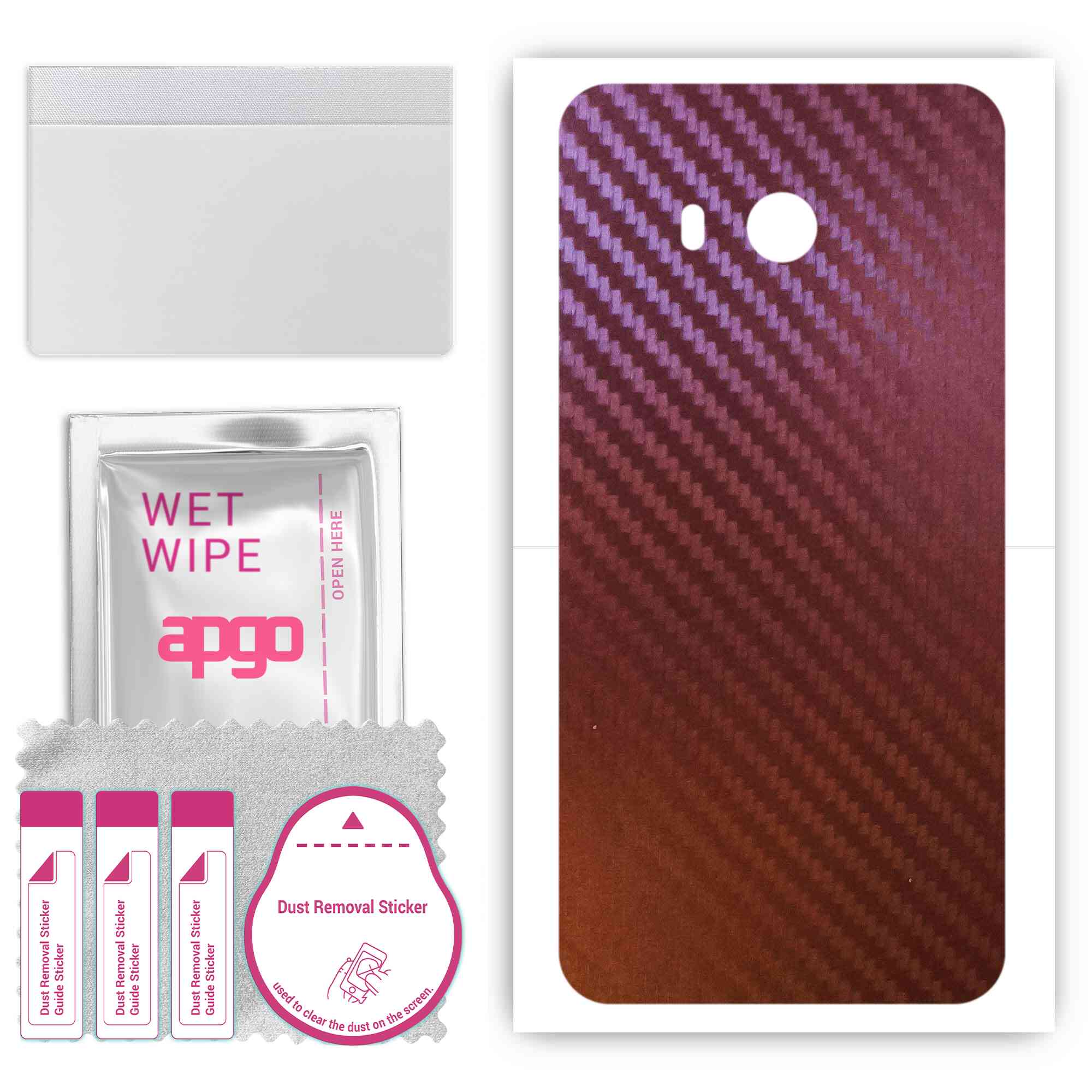 apgo skin sticker film foil vinyl for the BACK compatible with HTC U11, scratch-resistant, easy to install - Carbon Chameleon CAKA5
apgo skin sticker film foil vinyl for the BACK compatible with HTC U11, scratch-resistant, easy to install - Carbon Chameleon CAKA5
