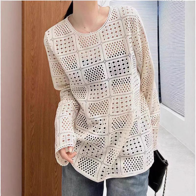 Women s Retro Korean Crochet Knit Cardigan - Loose, Hollow, Solid Color, Sun Protection - Spring/Summer 2025. Large
Women s Retro Korean Crochet Knit Cardigan - Loose, Hollow, Solid Color, Sun Protection - Spring/Summer 2025. Large