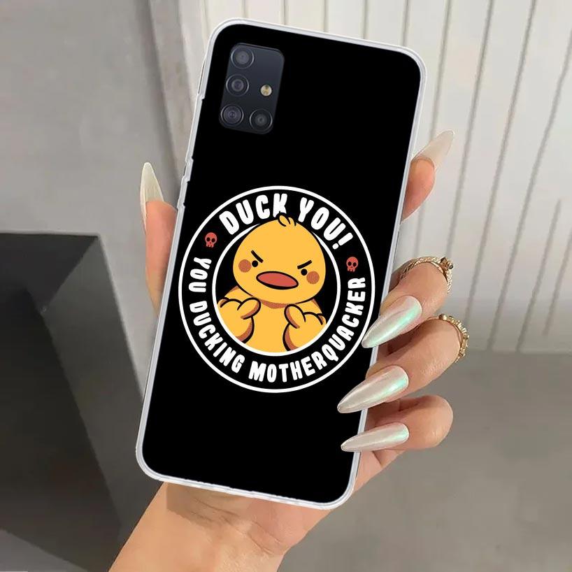 Funny Cute Yellow Duck You Phone Case for Samsung Galaxy A52 A32 A22 A12 A02S A50S A30S A10S Note 20 Ultra 10 Plus S10 A31 A20 A Samsung A52S 5G
Funny Cute Yellow Duck You Phone Case for Samsung Galaxy A52 A32 A22 A12 A02S A50S A30S A10S Note 20 Ultra 10 Plus S10 A31 A20 A Samsung A52S 5G
