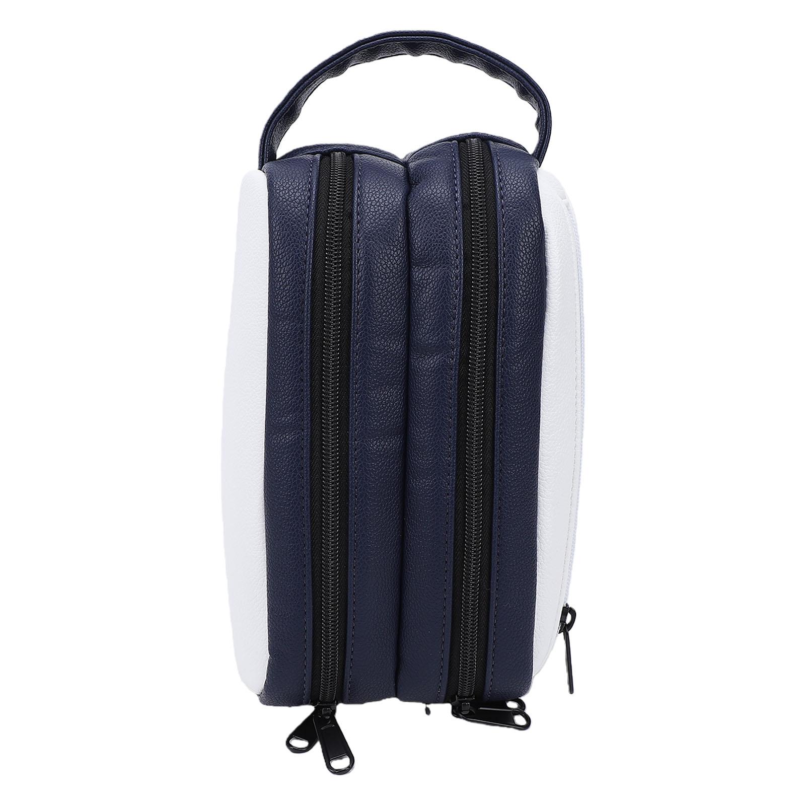 Small Ball Pouch Bag for Men Women PU Leather Ball Tee Organizer Bag with Double Zipper for Cash Phone Keys Black темно-синього кольору
Small Ball Pouch Bag for Men Women PU Leather Ball Tee Organizer Bag with Double Zipper for Cash Phone Keys Black темно-синього кольору