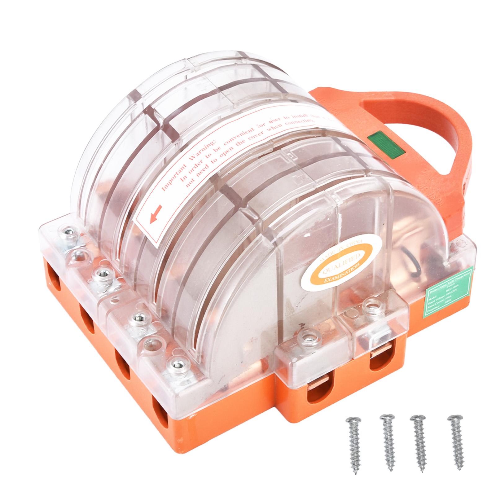 4 Pole Knife Switch Double Throw Transparent Disconnect Knife Switch with LED Indicators 160A AC380V
4 Pole Knife Switch Double Throw Transparent Disconnect Knife Switch with LED Indicators 160A AC380V