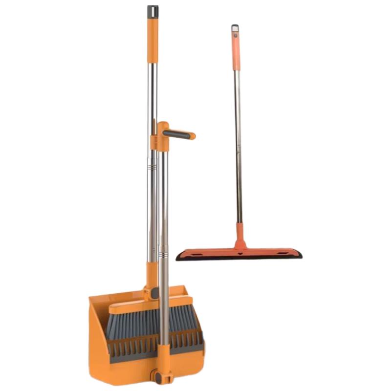 GongShuShi 3-in-1 Foldable Broom, Dustpan & Scraper Set
GongShuShi 3-in-1 Foldable Broom, Dustpan & Scraper Set