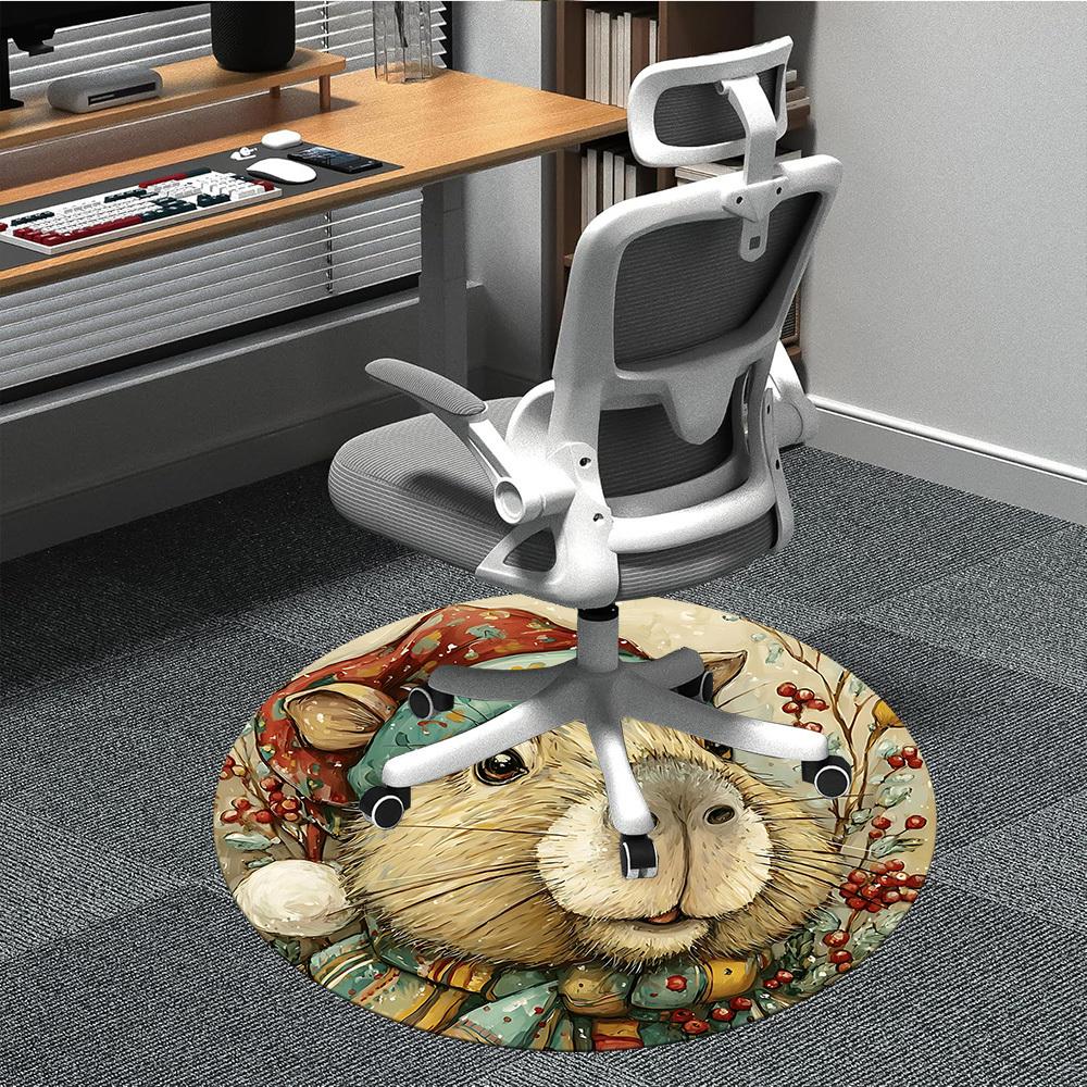1pc Winter Capybara Chair Carpet for Office Non-Slip, Rug for Office, Room, Good Gift for Family or Friends, yy251226173 80cm by 80cm
1pc Winter Capybara Chair Carpet for Office Non-Slip, Rug for Office, Room, Good Gift for Family or Friends, yy251226173 80cm by 80cm