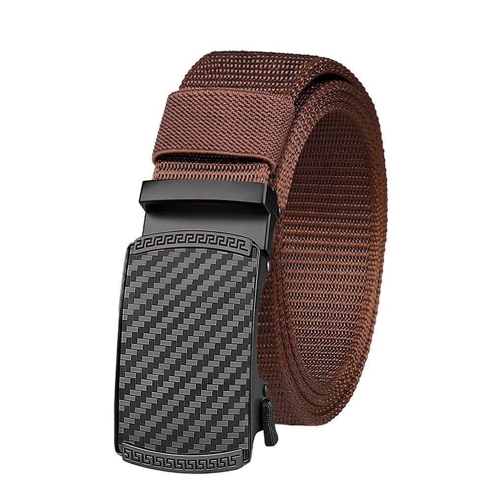 Мужской ремень с автоматической пряжкой из цинкового сплава, нейлоновый плетеный холщовый ремень для активного отдыха и спорта 125cm темно-коричневого
Мужской ремень с автоматической пряжкой из цинкового сплава, нейлоновый плетеный холщовый ремень для активного отдыха и спорта 125cm темно-коричневого