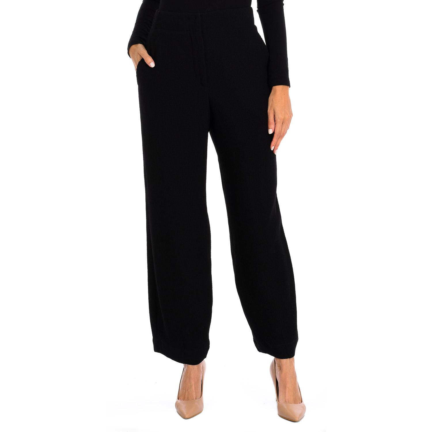 Длинные брюки свободного кроя с глубоким вырезом прямого кроя 1НП16Т1М014 женщина 44-IT чёрный
Длинные брюки свободного кроя с глубоким вырезом прямого кроя 1НП16Т1М014 женщина 44-IT чёрный