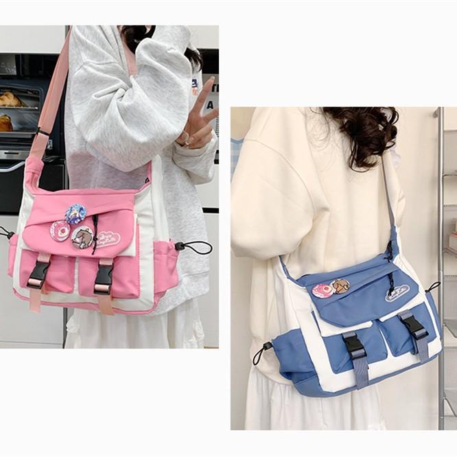 Crossbody bag trendy brand large capacity spring and autumn new ins shoulder bag Japanese casual mailman bag versatile small satchel
Crossbody bag trendy brand large capacity spring and autumn new ins shoulder bag Japanese casual mailman bag versatile small satchel