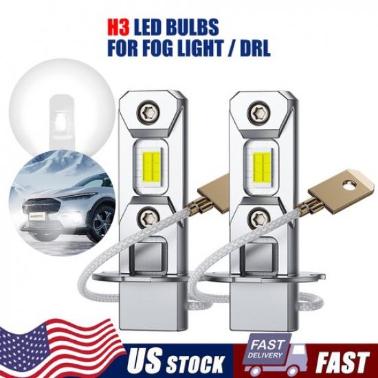 AUXITO H3 Light Fog Bulbs 6500K White Xenon kit LED Conversion New Version GF EV
AUXITO H3 Light Fog Bulbs 6500K White Xenon kit LED Conversion New Version GF EV