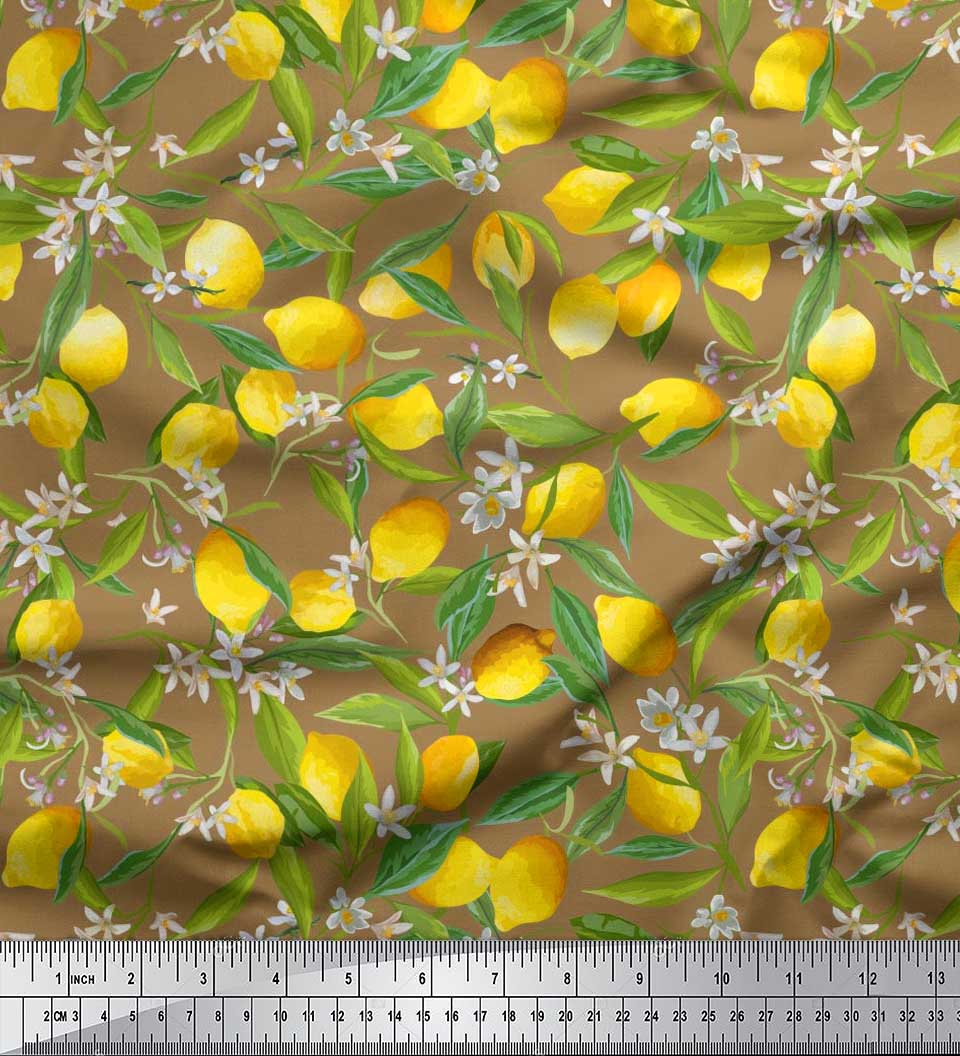 Тканина Soimoi Japan Crepe Satin Leaves, Floral & Lemon Vegetable Print Тканина на метри 42 дюйма 42 Inch Wide - Moss Georgette коричневий
Тканина Soimoi Japan Crepe Satin Leaves, Floral & Lemon Vegetable Print Тканина на метри 42 дюйма 42 Inch Wide - Moss Georgette коричневий