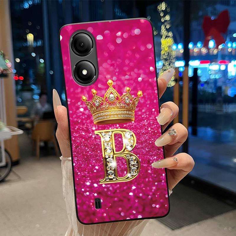 Phone Case For ZTE Blade A33s Soft Silicone Black Case ZTE Blade A33s Trendy Exclusive Letter Glitter Crown Shockproof Casing ZTE Blade A33s
Phone Case For ZTE Blade A33s Soft Silicone Black Case ZTE Blade A33s Trendy Exclusive Letter Glitter Crown Shockproof Casing ZTE Blade A33s