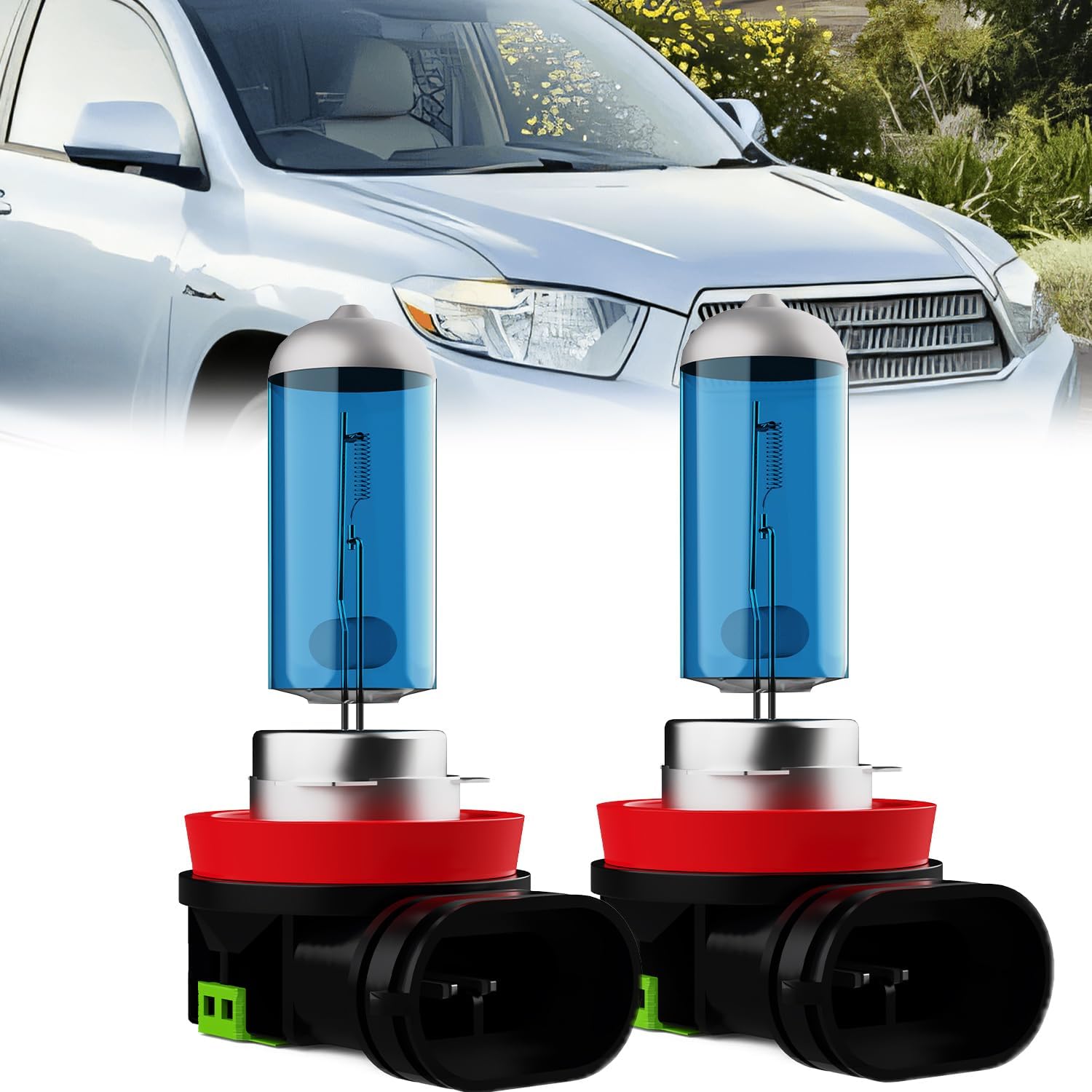 Headlight Bulbs Compatible With Toyota Highlander 2008-2010, 9003 + H11 High Low Beam Fog Lights Halogen Light Bulb Combo, Super Bright 6000K White, Compatible With Toyota Hi
Headlight Bulbs Compatible With Toyota Highlander 2008-2010, 9003 + H11 High Low Beam Fog Lights Halogen Light Bulb Combo, Super Bright 6000K White, Compatible With Toyota Hi