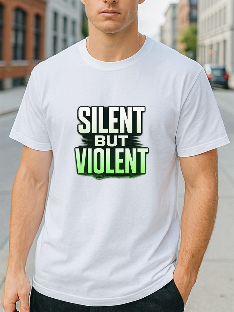 Silent But Violent Funny Bold Quote Graphic Tee Unisex Women Men T-Shirt Unisex T-Shirt M
Silent But Violent Funny Bold Quote Graphic Tee Unisex Women Men T-Shirt Unisex T-Shirt M