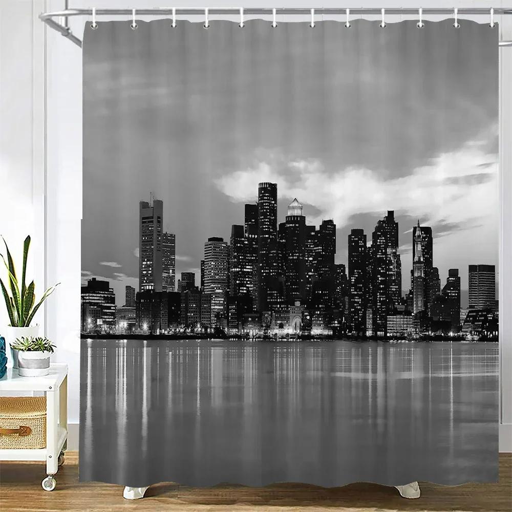 New York London Bridge Shower Curtain Printed Waterproof Fabric Polyester City Scenery Night View Bath Curtain Bathroom Decor W60H190(CM)-1 Pcs
New York London Bridge Shower Curtain Printed Waterproof Fabric Polyester City Scenery Night View Bath Curtain Bathroom Decor W60H190(CM)-1 Pcs