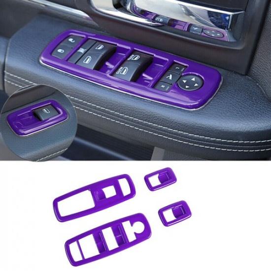 4x Window Lift Switch Button Cover Trim Accessories for Dodge Ram 1500 2010-2017 фіолетовий
4x Window Lift Switch Button Cover Trim Accessories for Dodge Ram 1500 2010-2017 фіолетовий