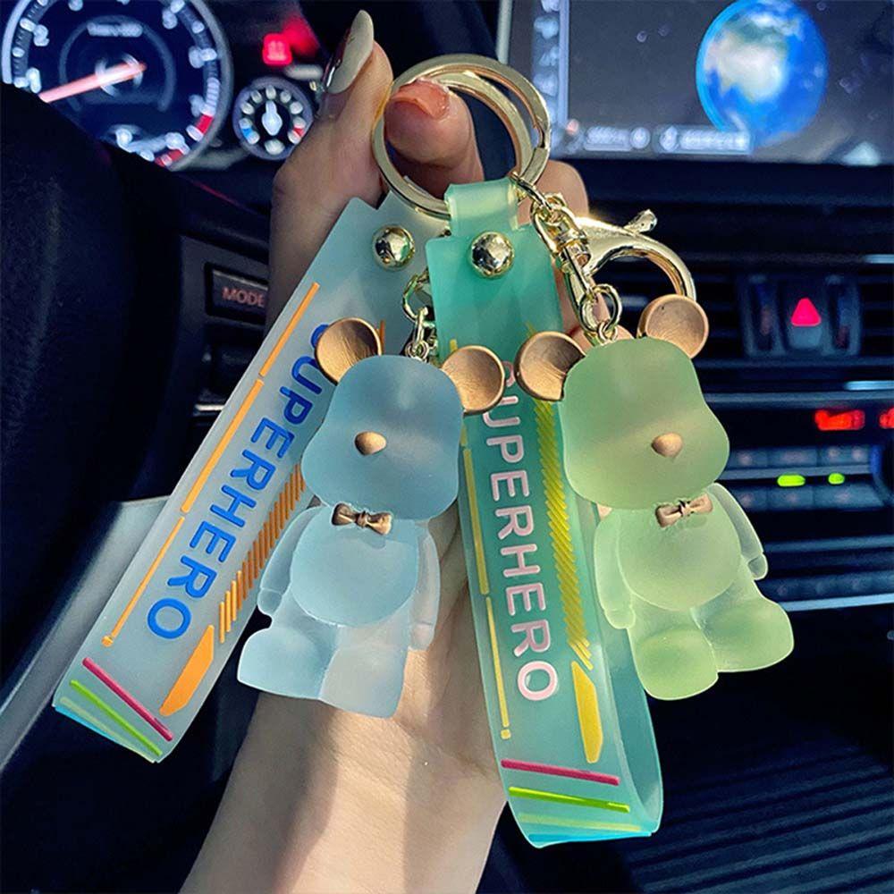 Ornaments Car Interior Accessories PVC Bear Keychain Bow Tie Bear Keyring Key Chain Car Key Ring жовтий
Ornaments Car Interior Accessories PVC Bear Keychain Bow Tie Bear Keyring Key Chain Car Key Ring жовтий