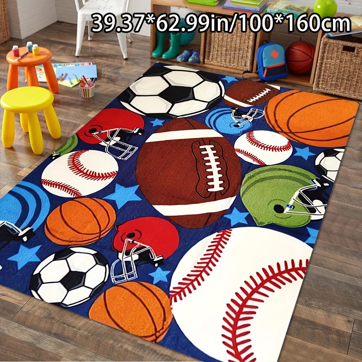 Sports Themed Non Slip Area Mat Machine Washable Polyester Fiber Football Baseball Soccer Basketball for Living Room Bedroom Outdoor 50x80cm20x31in
Sports Themed Non Slip Area Mat Machine Washable Polyester Fiber Football Baseball Soccer Basketball for Living Room Bedroom Outdoor 50x80cm20x31in