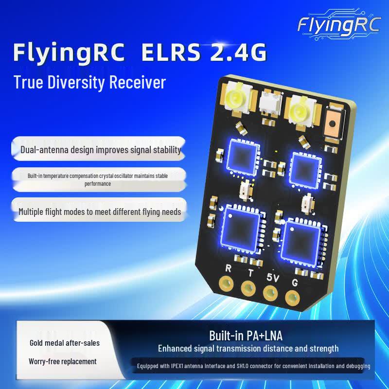 ELRS 2.4G FPV True Diversity Receiver
ELRS 2.4G FPV True Diversity Receiver