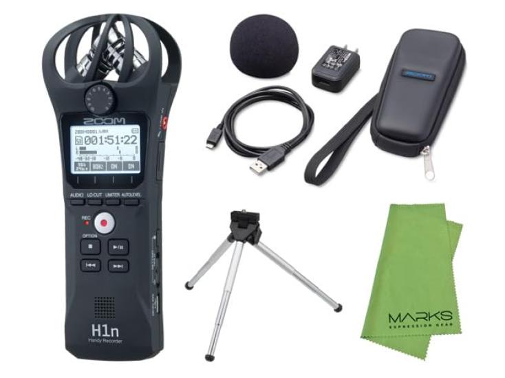 ZOOM H1n + SPH-1n + Мини-штатив + Набор Marks Cross 
ZOOM H1n + SPH-1n + Мини-штатив + Набор Marks Cross