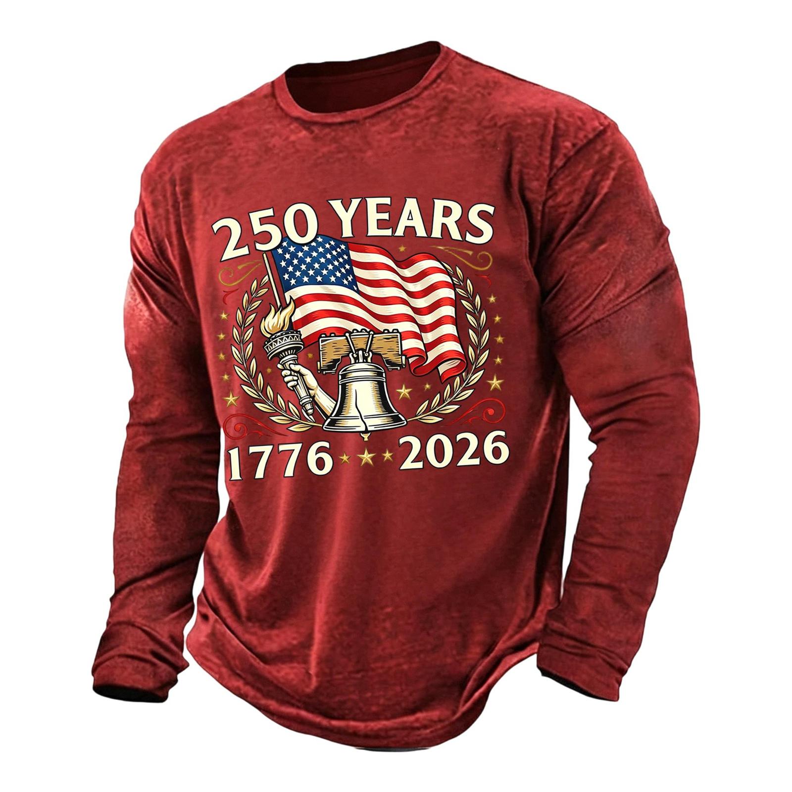 Men s Casual Long Sleeve Shirt Printed Liberty Bell and Flag Design Commemorating 250 Years 1776 to 2026 Lightweight Comfortable Fit XL червоний
Men s Casual Long Sleeve Shirt Printed Liberty Bell and Flag Design Commemorating 250 Years 1776 to 2026 Lightweight Comfortable Fit XL червоний