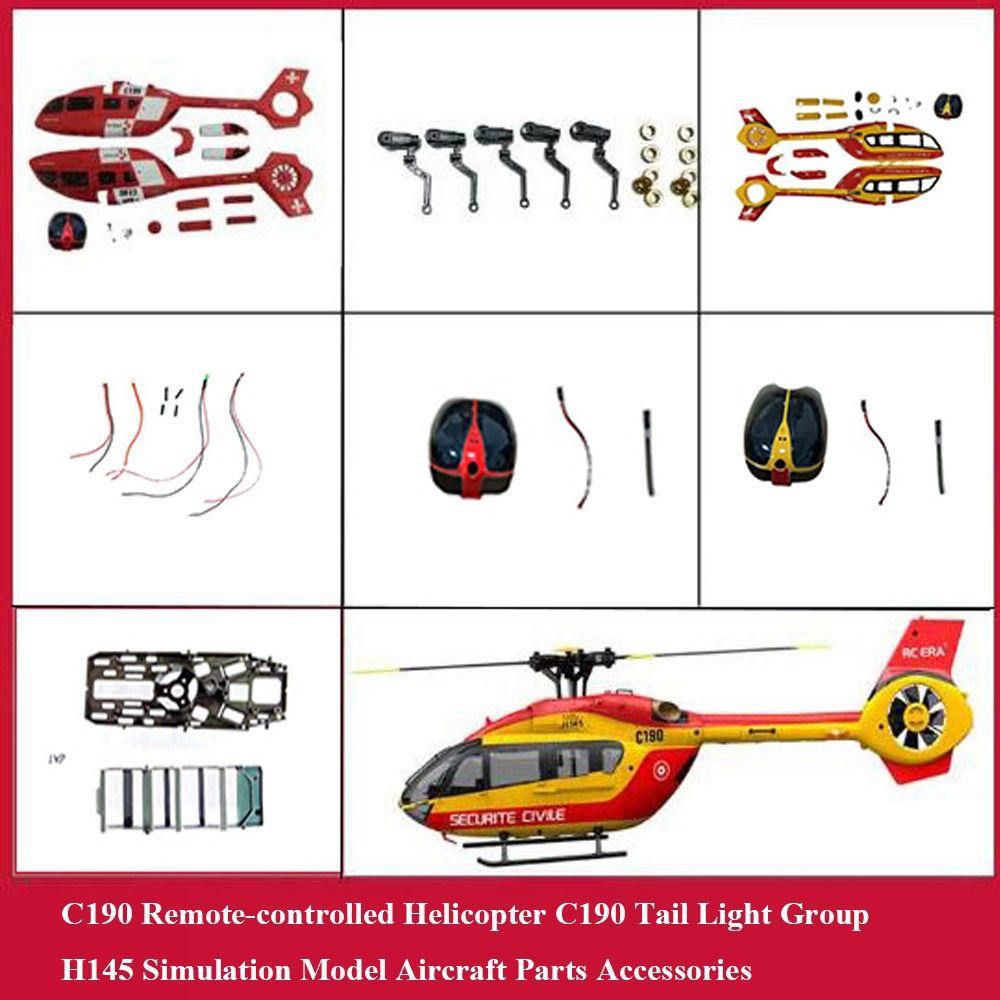 Black H145 Simulation Model DIY C190 Parts Chassis Tail Motor Gear New C190 Tail Light Group 2
Black H145 Simulation Model DIY C190 Parts Chassis Tail Motor Gear New C190 Tail Light Group 2