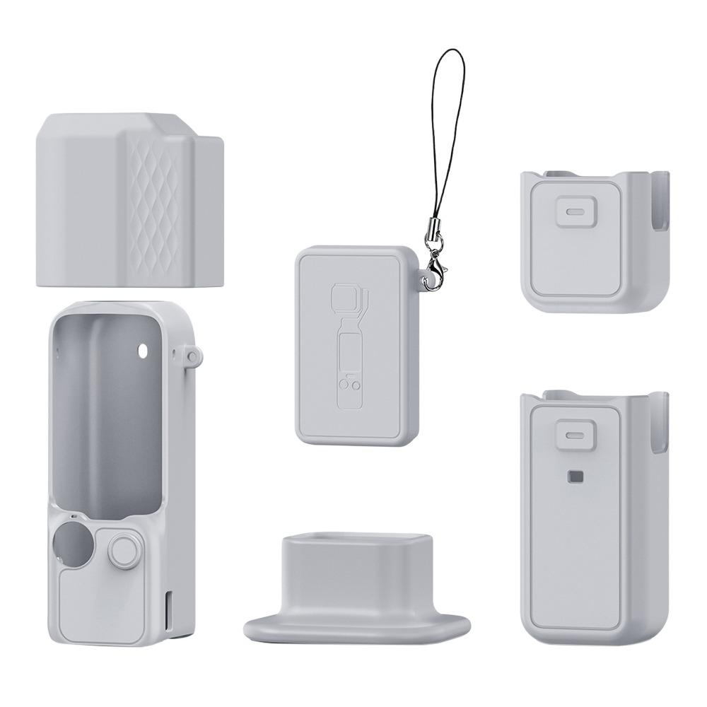 Anti-Scratch Camera Protective Cover Soft Lens Protector for DJI Osmo Pocket 4 Camera Accessories світло-сірого кольору
Anti-Scratch Camera Protective Cover Soft Lens Protector for DJI Osmo Pocket 4 Camera Accessories світло-сірого кольору
