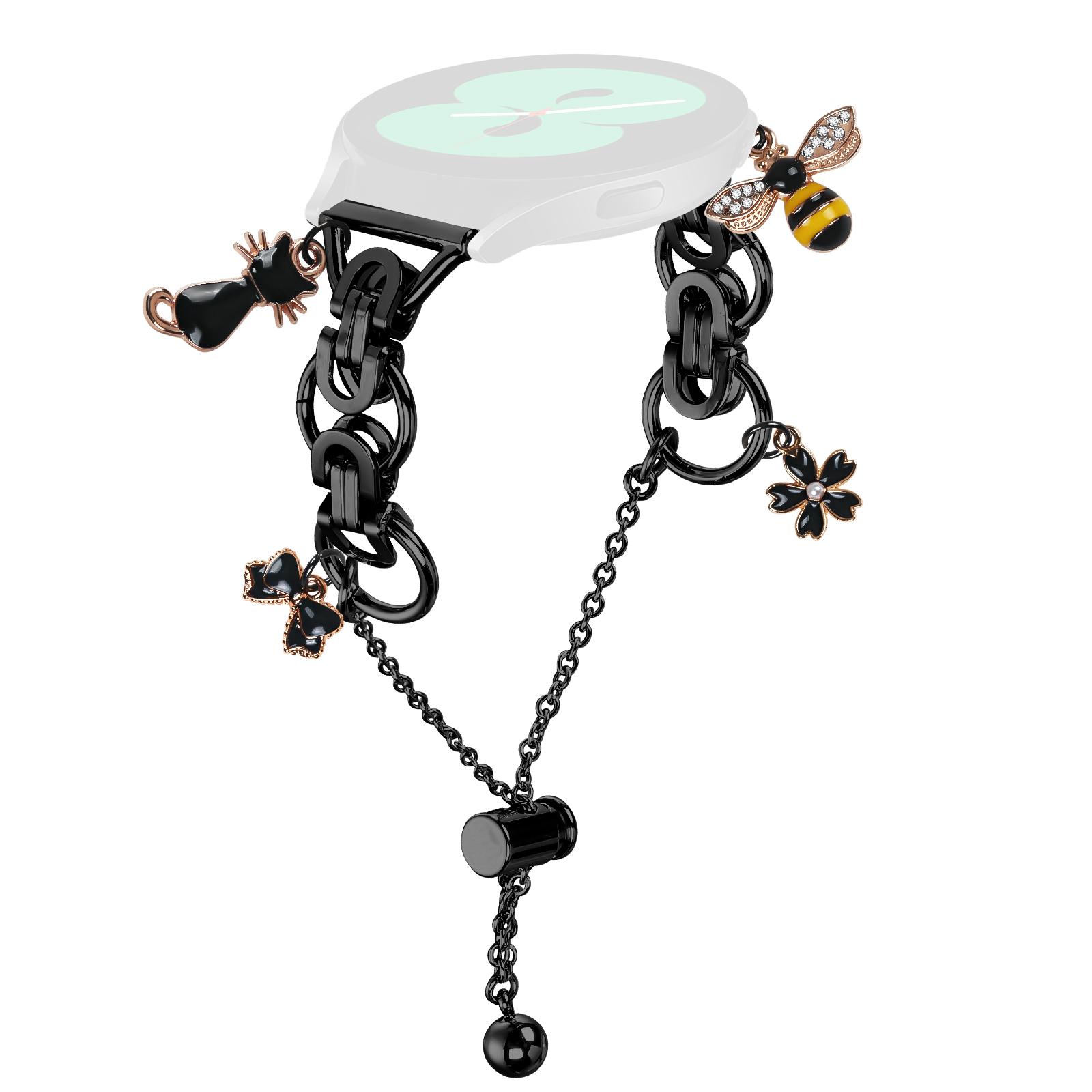 For Samsung Gear Sport/S2 Classic Electroplated Metal Alloy Band Single Loop Chain Bracelet Strap Black
For Samsung Gear Sport/S2 Classic Electroplated Metal Alloy Band Single Loop Chain Bracelet Strap Black