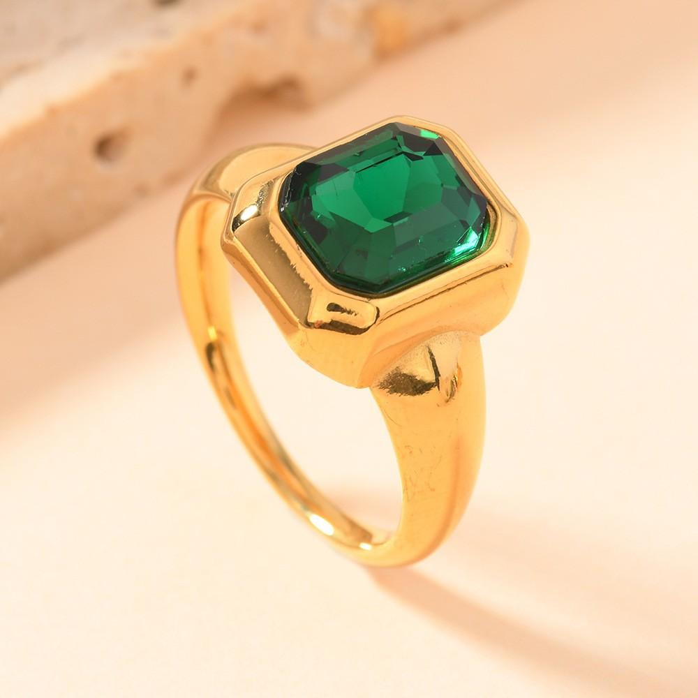 Square Zircon Minimalist Women s Ring Stainless Steel Gold Color Trendy Rings Luxury Geometric Zircon Birthday Gift Wholesale 10 зелений
Square Zircon Minimalist Women s Ring Stainless Steel Gold Color Trendy Rings Luxury Geometric Zircon Birthday Gift Wholesale 10 зелений