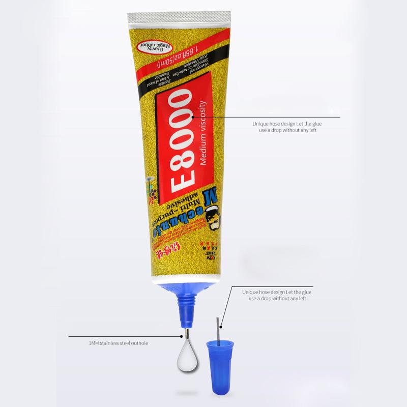 MECHANIC 15ml/50ml/110ML E8000 Universal Transparent Liquid Adhesive Glue for Crafts Crystal DIY Fix Phone Screen Glass 15ml
MECHANIC 15ml/50ml/110ML E8000 Universal Transparent Liquid Adhesive Glue for Crafts Crystal DIY Fix Phone Screen Glass 15ml