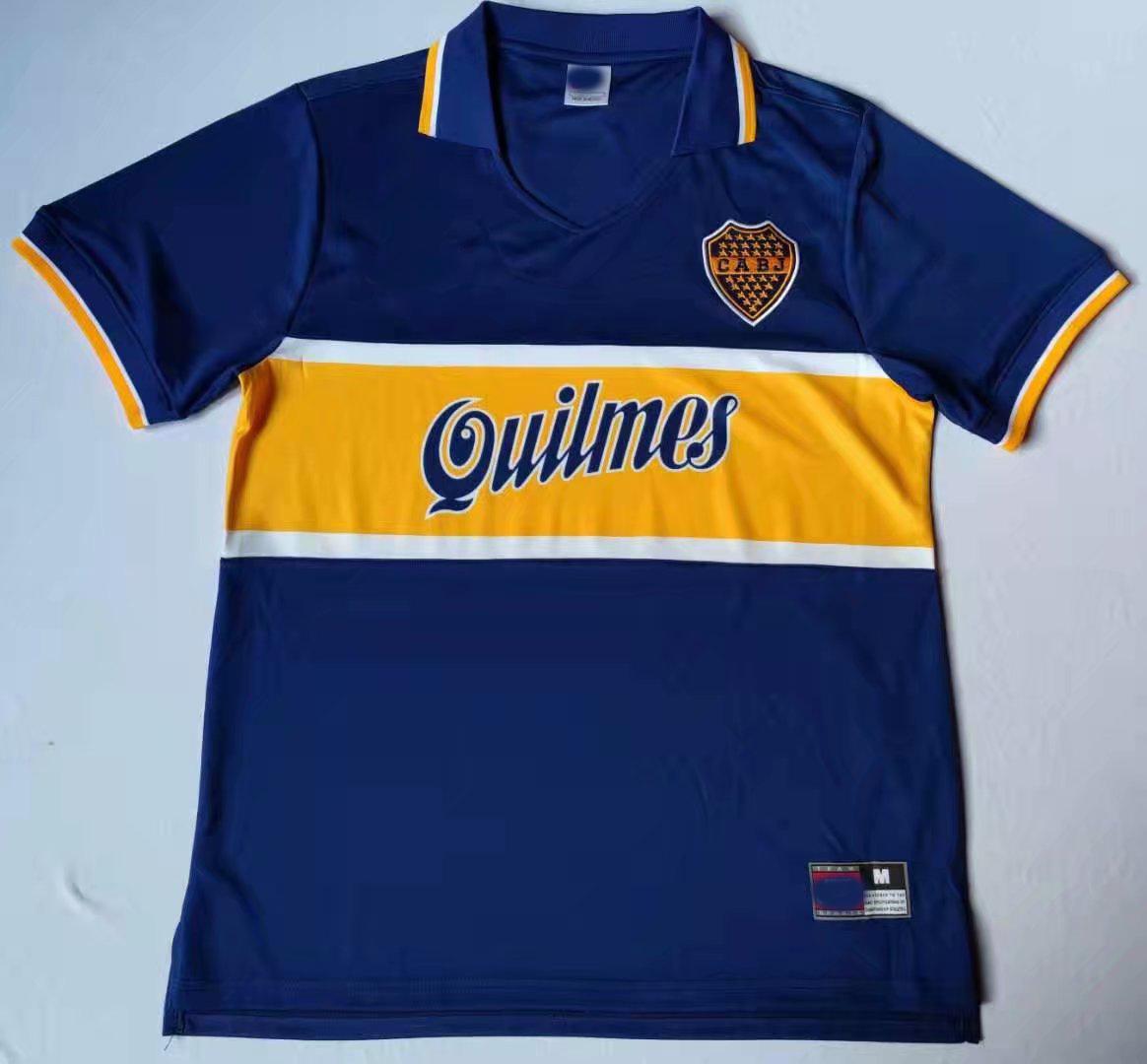 Vintage 9697 Boca Youth Home and Away Jersey No. 10 Maradona No. 8 Riquelme Football Jersey S
Vintage 9697 Boca Youth Home and Away Jersey No. 10 Maradona No. 8 Riquelme Football Jersey S