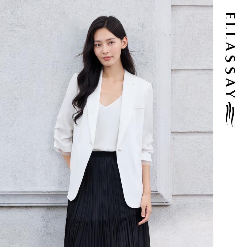 ELLASSAY Women s 100% Silk Seven-Sleeve Suit Jacket XS
ELLASSAY Women s 100% Silk Seven-Sleeve Suit Jacket XS
