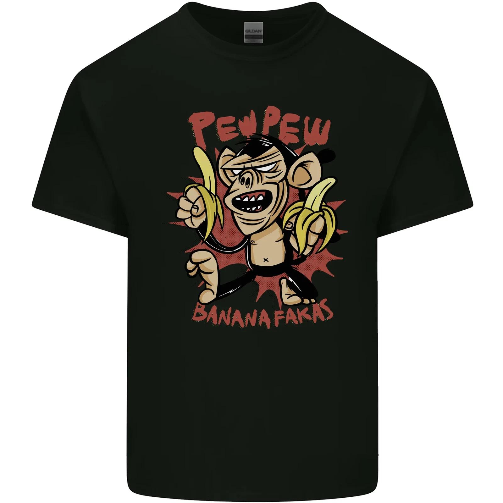 Pew Pew Bananafakas Bananas Monkey Crazy Kids T-Shirt Childrens S
Pew Pew Bananafakas Bananas Monkey Crazy Kids T-Shirt Childrens S