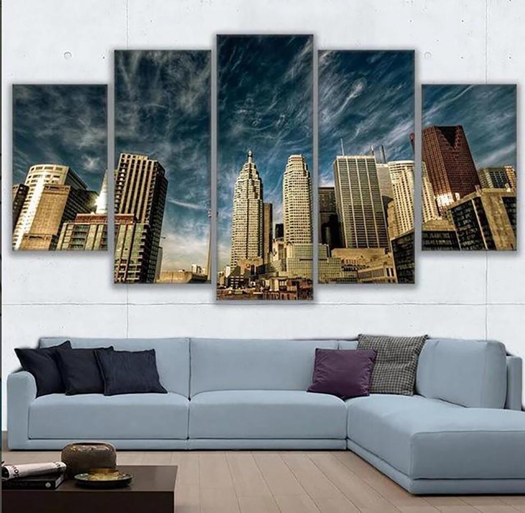 5 Pieces Wall Art Canvas Painting Nature Scenery Poster Skyscrapers Modern Home Decoration Pictures Nordic Living Room
5 Pieces Wall Art Canvas Painting Nature Scenery Poster Skyscrapers Modern Home Decoration Pictures Nordic Living Room