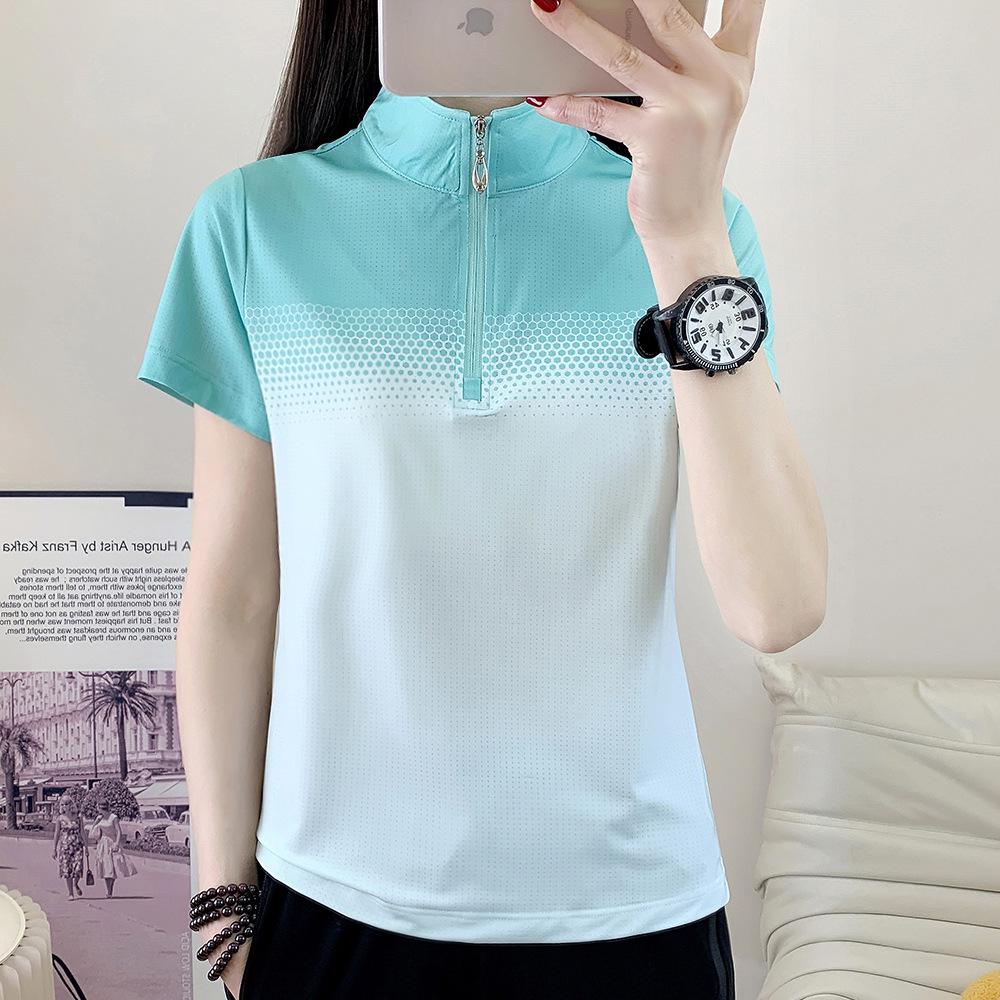 Women s Gradient Ice Silk Quick-Dry Short Sleeve T-Shirt for Running & Hiking L (95-105 jin)
Women s Gradient Ice Silk Quick-Dry Short Sleeve T-Shirt for Running & Hiking L (95-105 jin)