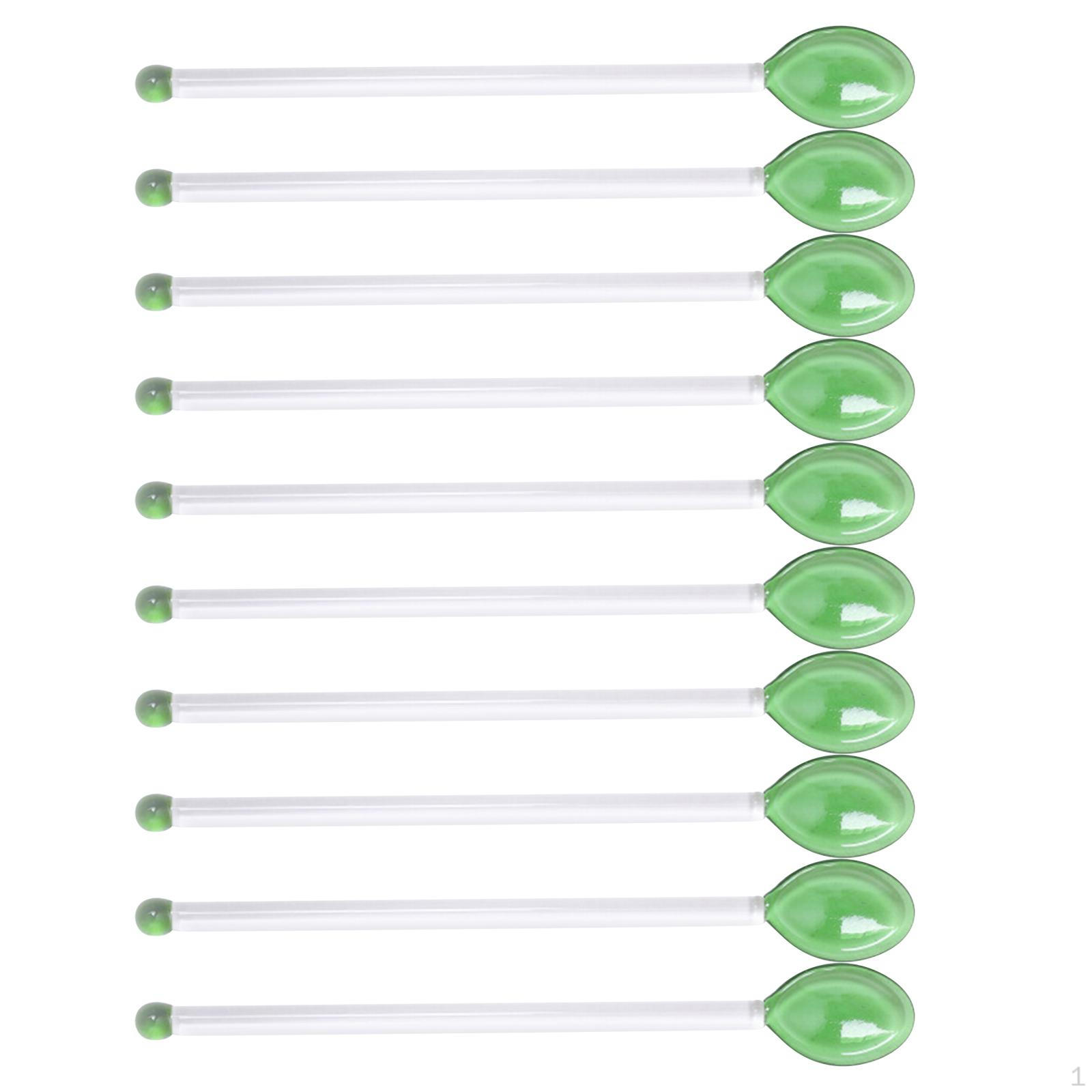 10 Clear Latte Spoons, Mixing Utensils for Drinks and Ice Cream зелёный
10 Clear Latte Spoons, Mixing Utensils for Drinks and Ice Cream зелёный