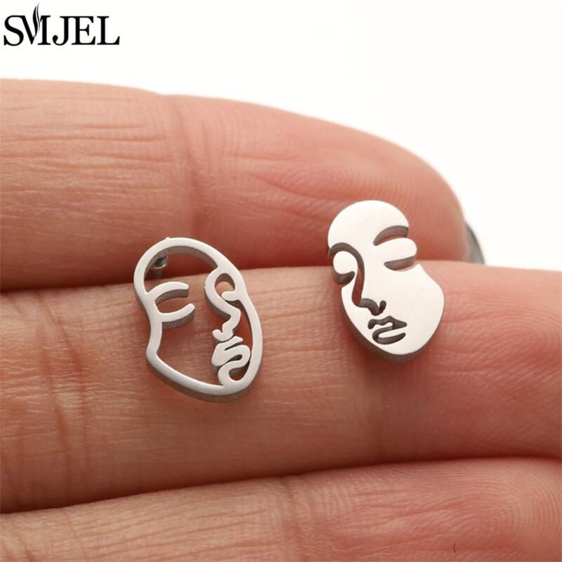 SMJEL Mini Animal Stainless Steel Earrings Women Cute Snake Swallow Music Beard Ear Studs Summer Design Ice Cream Accessories Black Color
SMJEL Mini Animal Stainless Steel Earrings Women Cute Snake Swallow Music Beard Ear Studs Summer Design Ice Cream Accessories Black Color