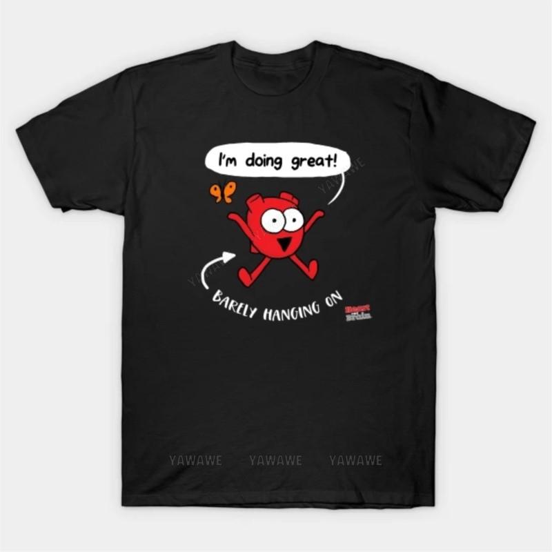 New arrived short sleeve brand men cotton top Mens brand fashion tshirt Summer T shirts For Men Heart Im Doing Great T Shirt S
New arrived short sleeve brand men cotton top Mens brand fashion tshirt Summer T shirts For Men Heart Im Doing Great T Shirt S