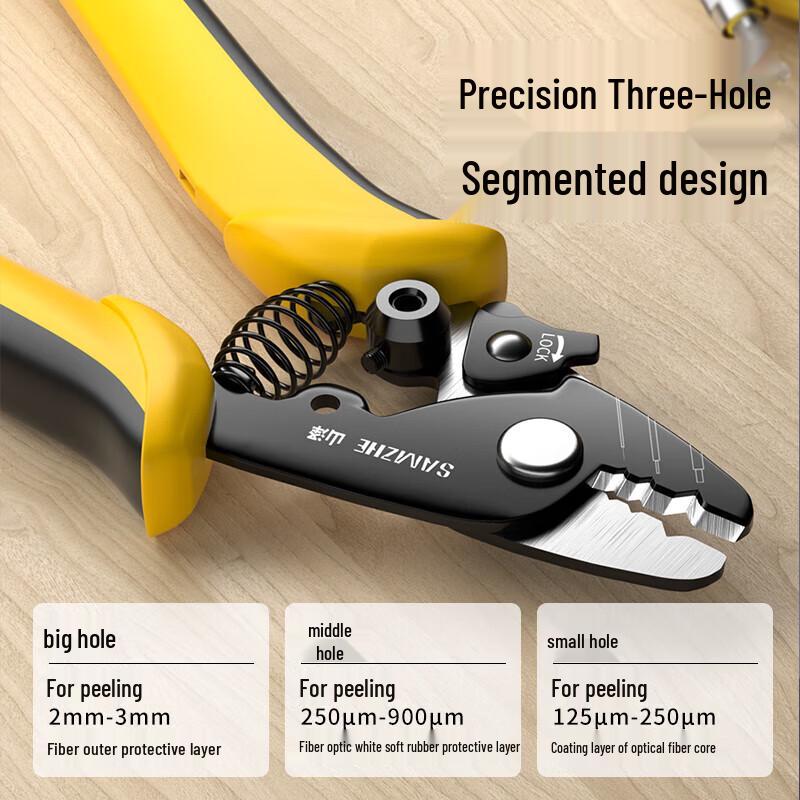 Shanze SZ-913 Miller Fiber Optic Stripping Pliers
Shanze SZ-913 Miller Fiber Optic Stripping Pliers
