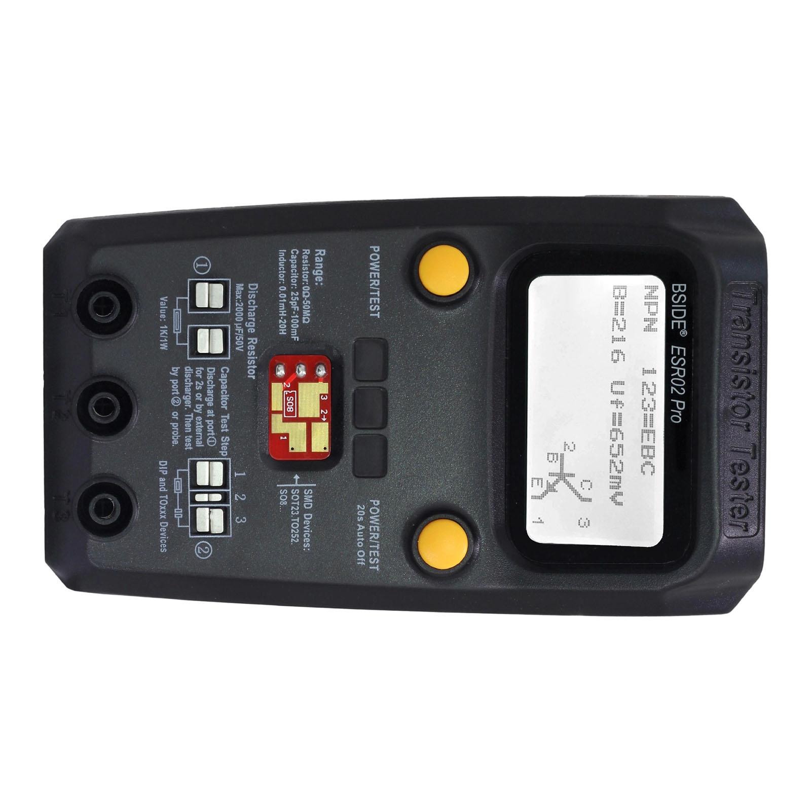Portable Transistor And Capacitor Tester One Button Operation LCD Display For Lab Repair And Field Maintenance чорний
Portable Transistor And Capacitor Tester One Button Operation LCD Display For Lab Repair And Field Maintenance чорний
