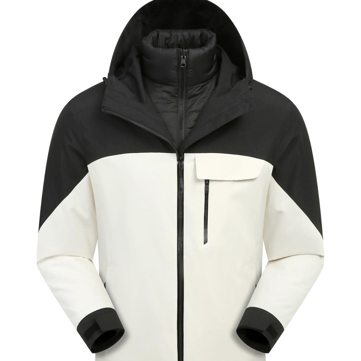 Unisex 3-in-1 Outdoor Windbreaker: Removable Down Layer & Heat-Sealed Outerwear XL
Unisex 3-in-1 Outdoor Windbreaker: Removable Down Layer & Heat-Sealed Outerwear XL