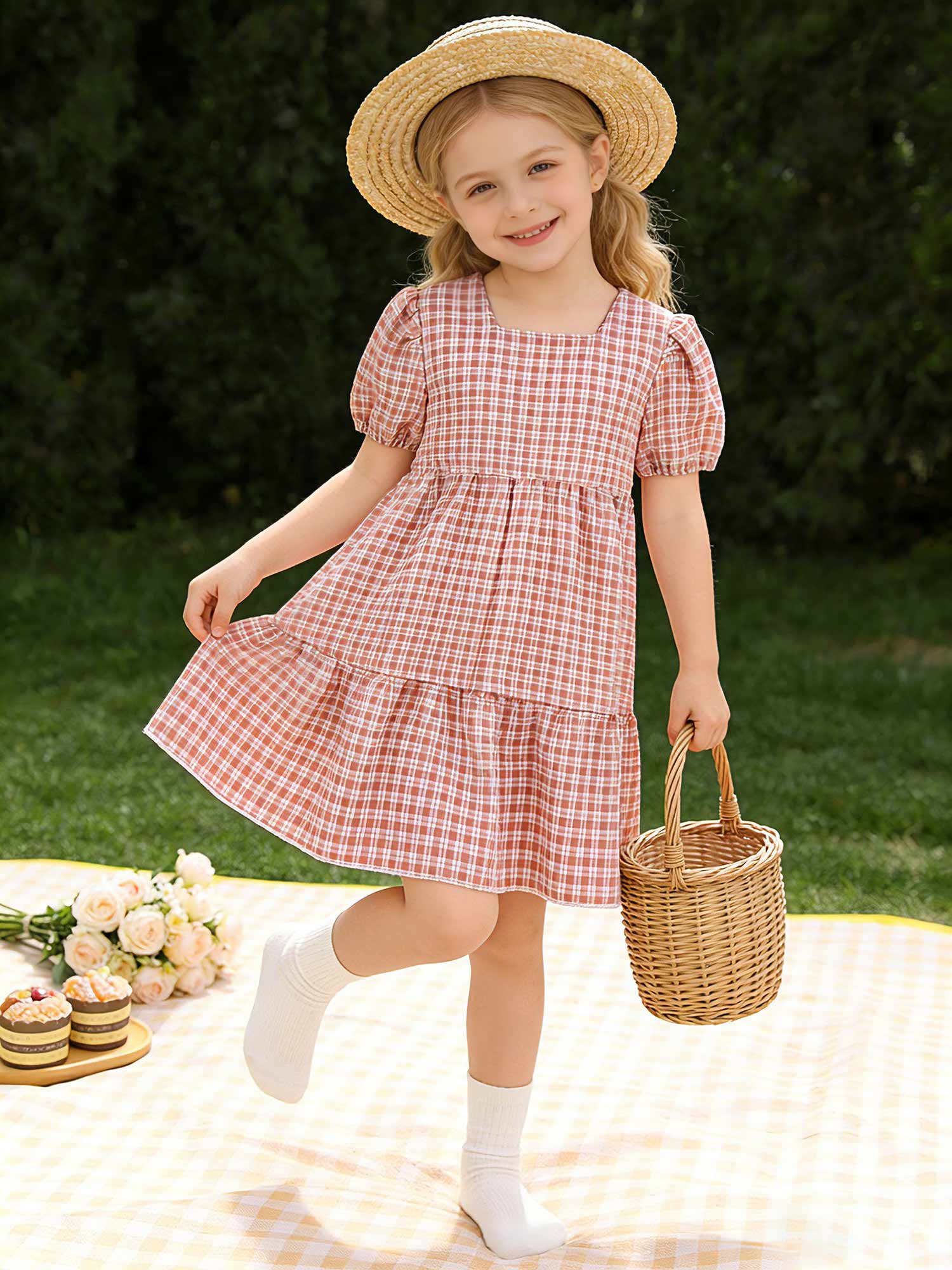 Girls Short Sleeve Princess Dress,Dusty Pink Ruffled for Baby Kids Birthday Gift Size 2T-8Y 2Y розовый
Girls Short Sleeve Princess Dress,Dusty Pink Ruffled for Baby Kids Birthday Gift Size 2T-8Y 2Y розовый