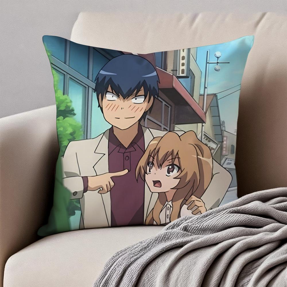 Romantic Japanese Anime TToradora Cushion Cover Pillowcase Antidustmite Invisible Zipper Short Plush Sofa Cushion 30X30cm
Romantic Japanese Anime TToradora Cushion Cover Pillowcase Antidustmite Invisible Zipper Short Plush Sofa Cushion 30X30cm