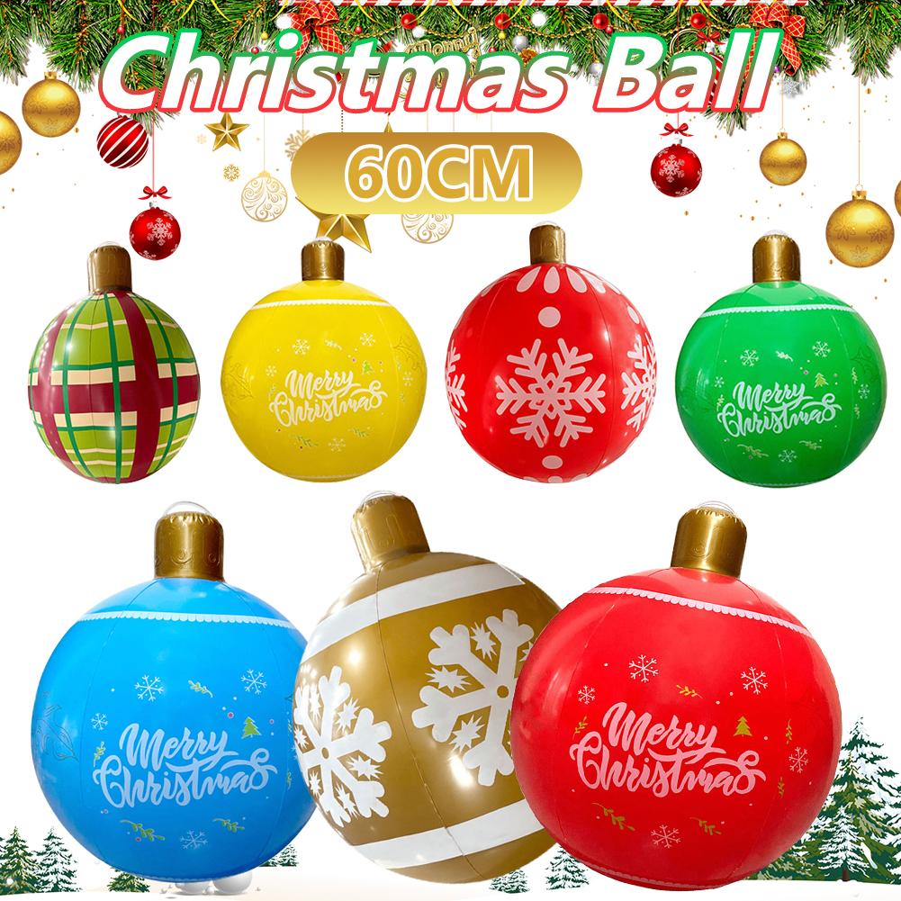 60CM PVC Inflatable Christmas Ball Giant Decorated Ball Xmas Tree Decorations Ornaments Outdoor Garden Navidad Decoration 60cm
60CM PVC Inflatable Christmas Ball Giant Decorated Ball Xmas Tree Decorations Ornaments Outdoor Garden Navidad Decoration 60cm