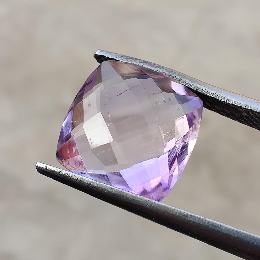 Cheeker Cut Square Cushion Natural African Amethyst Gemstone, Loose Amethyst Gemstone, 3.85 Carat, 10x5 MM Size Cushion Stone. 3.85 Carat, 10x5 MM
Cheeker Cut Square Cushion Natural African Amethyst Gemstone, Loose Amethyst Gemstone, 3.85 Carat, 10x5 MM Size Cushion Stone. 3.85 Carat, 10x5 MM