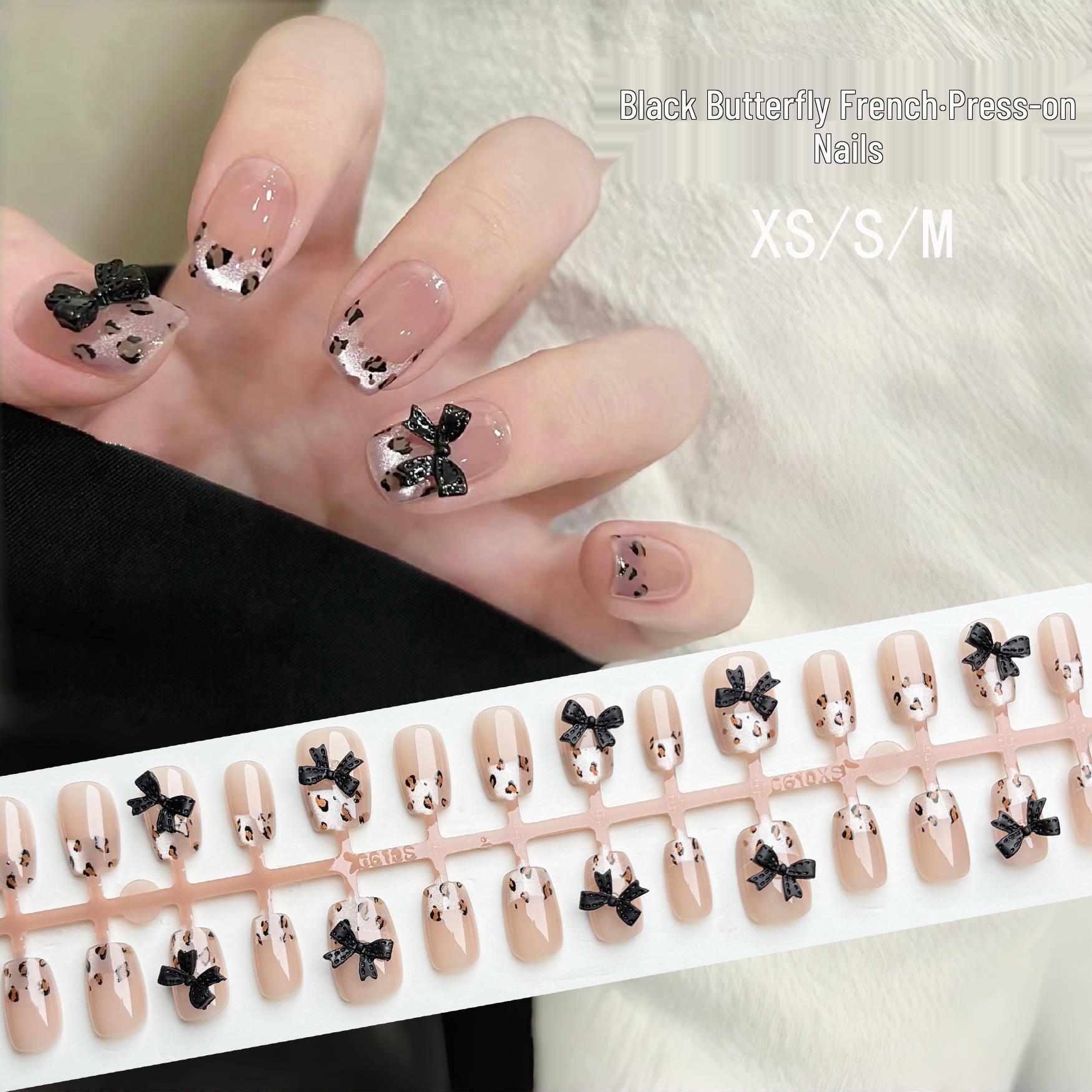 French Cat Eye Leopard Print Press-On Nails with 3D Bow - Chic Short Manicure for Trendy Girls
French Cat Eye Leopard Print Press-On Nails with 3D Bow - Chic Short Manicure for Trendy Girls
