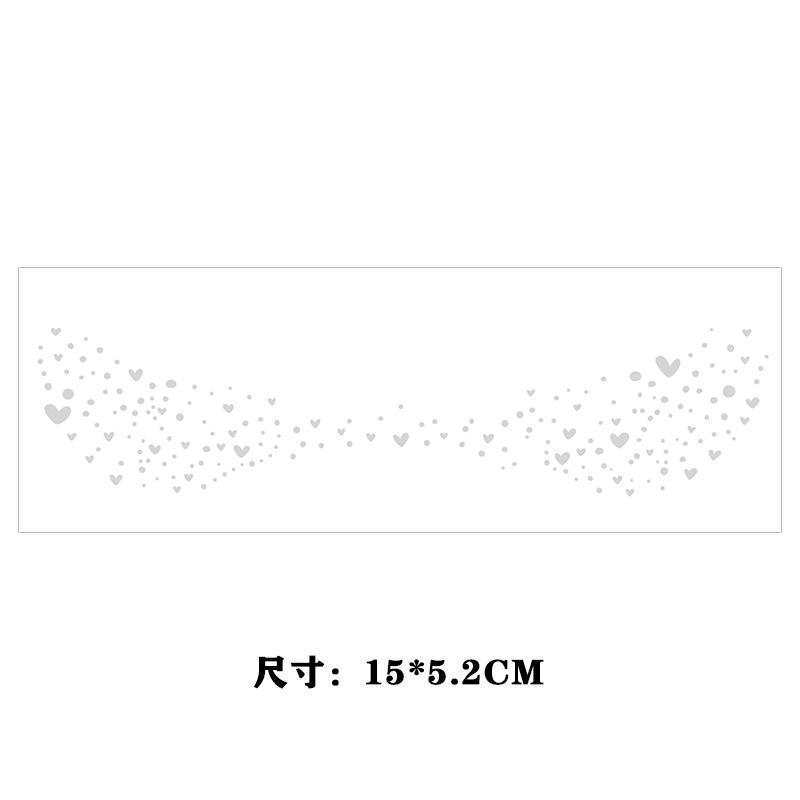 Butterfly Love Perm Silver Face Makeup Sticker Party Tattoo Sticker Tattoo Qixi Festival 15*5.2CM
Butterfly Love Perm Silver Face Makeup Sticker Party Tattoo Sticker Tattoo Qixi Festival 15*5.2CM