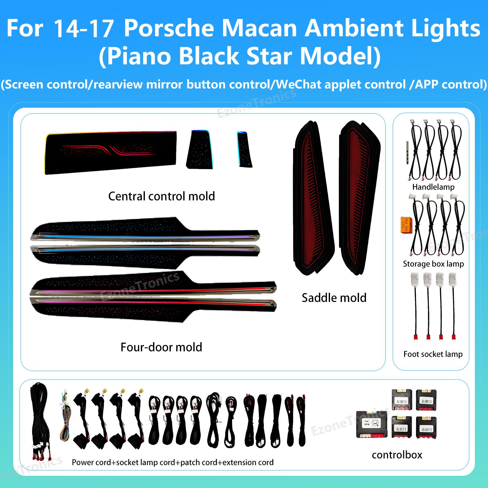 Ezontronics LED Ambient Light For Porsche Macan 2014-2024 Atmosphere environtal Molded Trim ambilight Lighting Dynamic Magic
Ezontronics LED Ambient Light For Porsche Macan 2014-2024 Atmosphere environtal Molded Trim ambilight Lighting Dynamic Magic