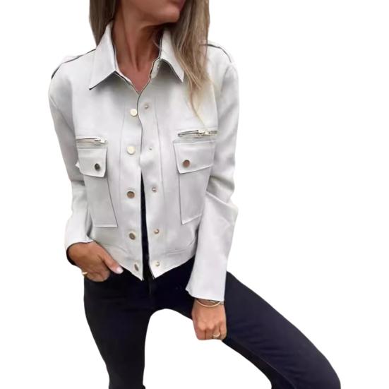 Пальто осень-весна Карман-клапан Застежка-молния Декор Отложной воротник Длинные рукава Однобортный крой Пуговицы Карго Повседневная одежда Верхняя одежда для активного отдыха Повседневная одежда XXXL белый
Пальто осень-весна Карман-клапан Застежка-молния Декор Отложной воротник Длинные рукава Однобортный крой Пуговицы Карго Повседневная одежда Верхняя одежда для активного отдыха Повседневная одежда XXXL белый