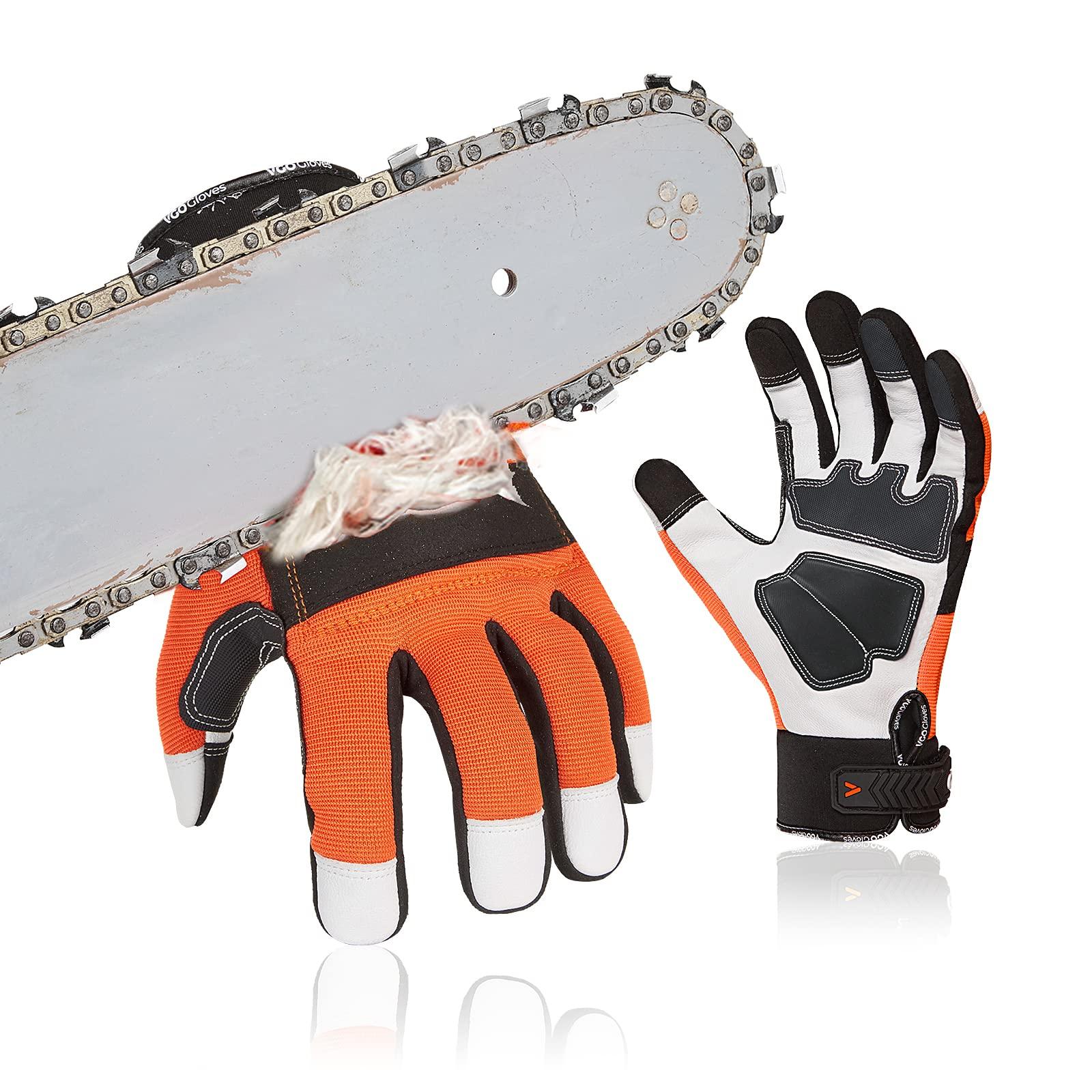 Chainsaw Mechanic Work Sheepskin Leather with Palm Vibration Blade Chainsaw Protector Cloth on the Back of the Left Standard Level Mowing Orange
Chainsaw Mechanic Work Sheepskin Leather with Palm Vibration Blade Chainsaw Protector Cloth on the Back of the Left Standard Level Mowing Orange